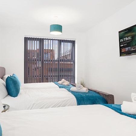 Ebra Stays - Choice Of 2 Or 3 Individual Beds - Luxury New Build Apartment ✪ City Centre, Digbeth ✓ Smart Tv'S & Large Corner Sofa - Birmingham Esterno foto