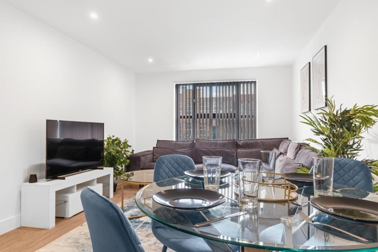 Ebra Stays - Choice Of 2 Or 3 Individual Beds - Luxury New Build Apartment ✪ City Centre, Digbeth ✓ Smart Tv'S & Large Corner Sofa - Birmingham Esterno foto