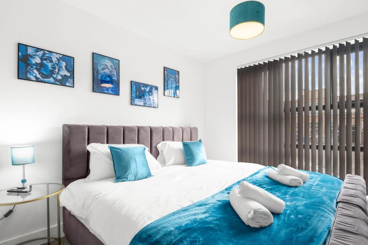 Ebra Stays - Choice Of 2 Or 3 Individual Beds - Luxury New Build Apartment ✪ City Centre, Digbeth ✓ Smart Tv'S & Large Corner Sofa - Birmingham Esterno foto