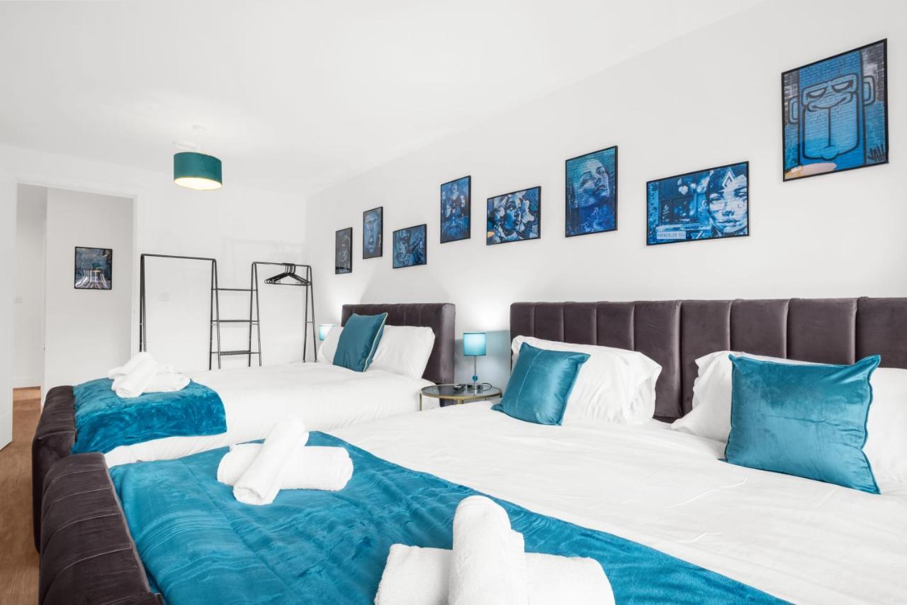 Ebra Stays - Choice Of 2 Or 3 Individual Beds - Luxury New Build Apartment ✪ City Centre, Digbeth ✓ Smart Tv'S & Large Corner Sofa - Birmingham Esterno foto